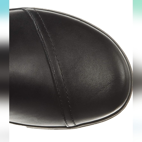 EUC Tall Black Leather Boots - size 8 - Picture 9 of 12